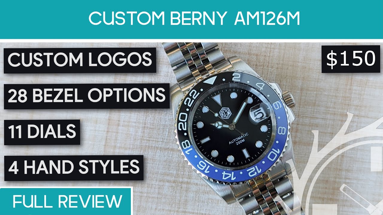 Custom Berny Dive watch   Full review