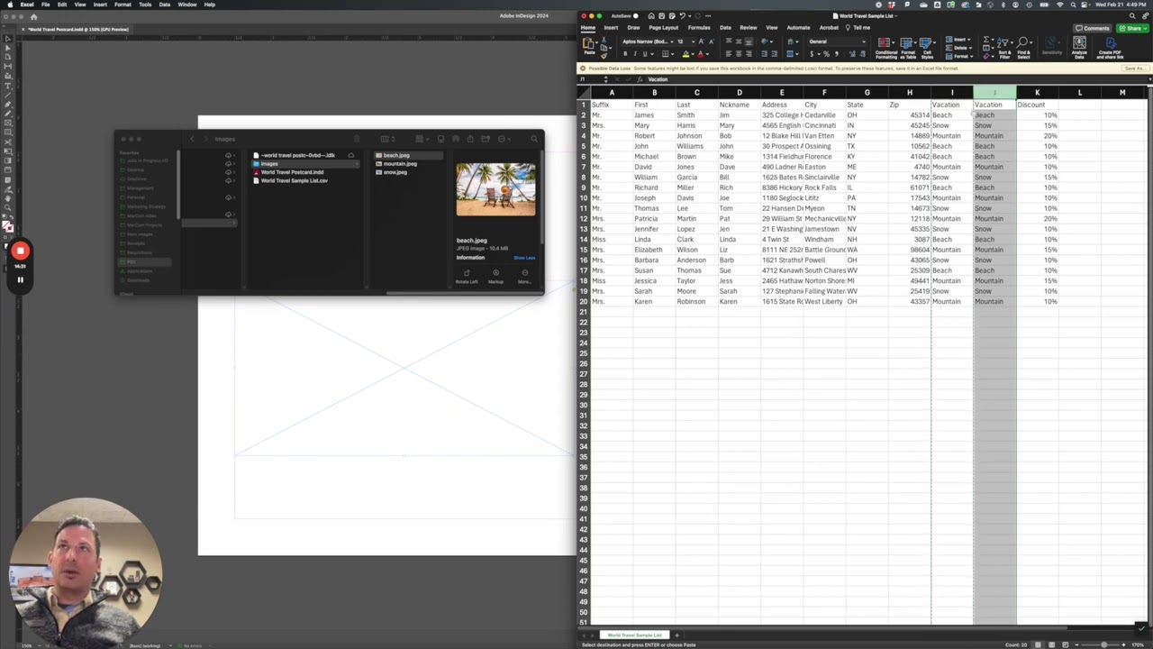 Data Merge InDesign 2024 Demo