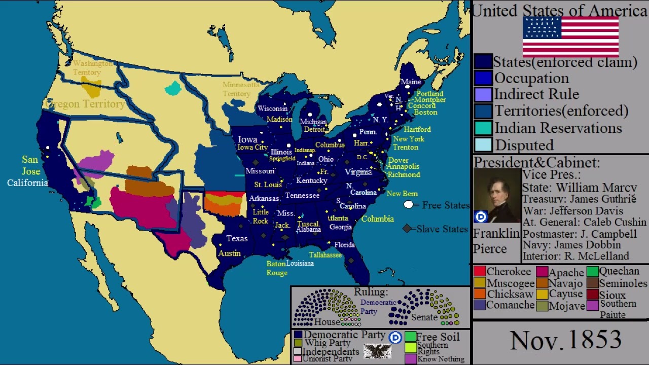 History of the United States of America: Every Month(1607-2023)