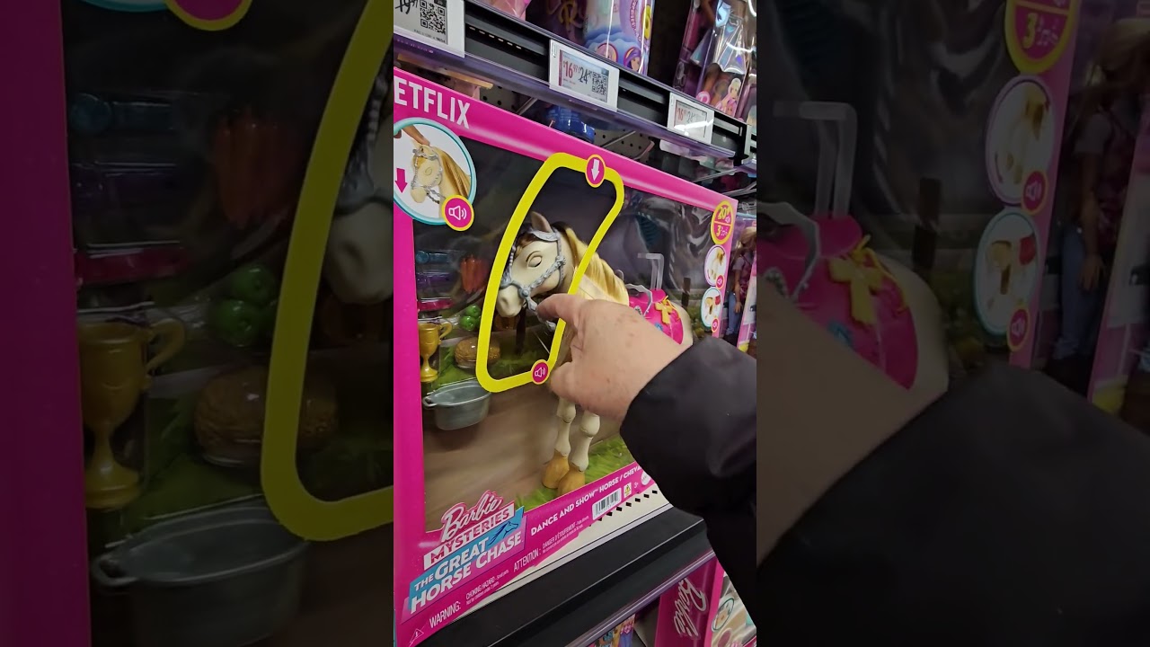 Barbie Mysteries/ The great horse chase #beautifulhorse #interactive #adorable #youtubeshorts