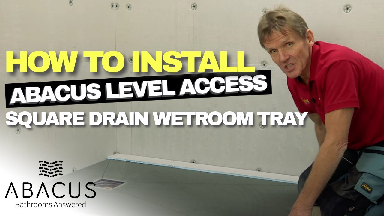 Installing a Level Access Wetroom with Square Drain