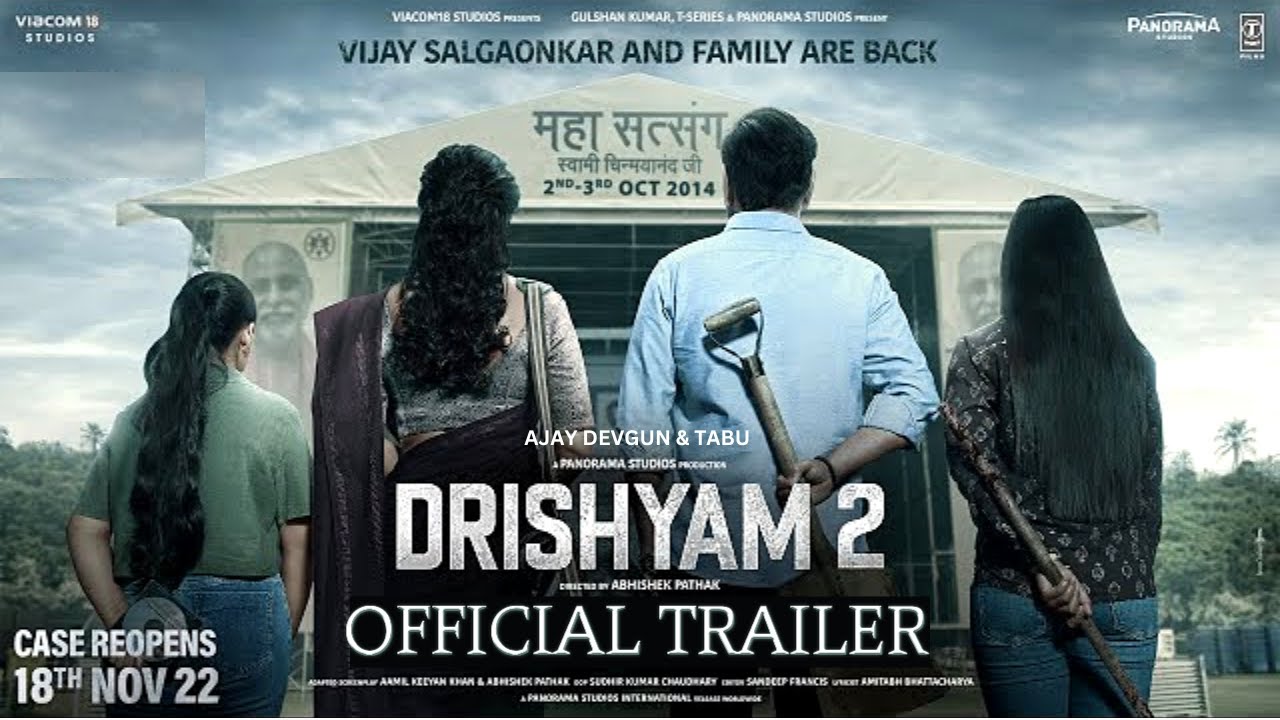Drishyam 2 trailer teaser official I release date I ajay devgan I drishyam 2 official trailer