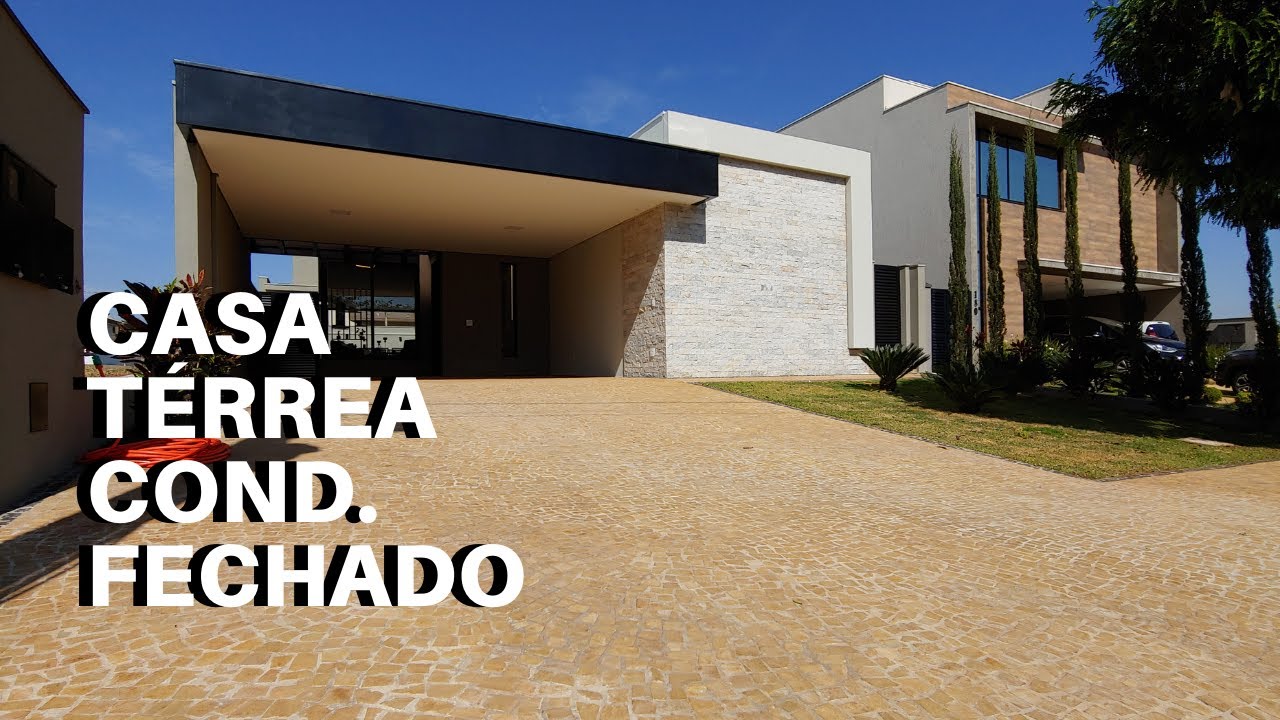 CASA TÉRREA DE ALTO PADRÃO EM CONDOMÍNIO FECHADO - RIBEIRÃO PRETO - SP