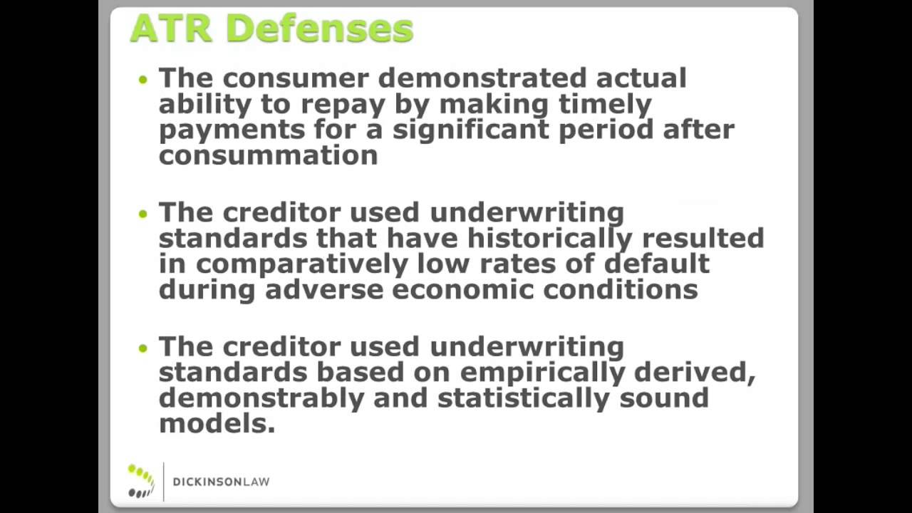 ATR and QM Risks