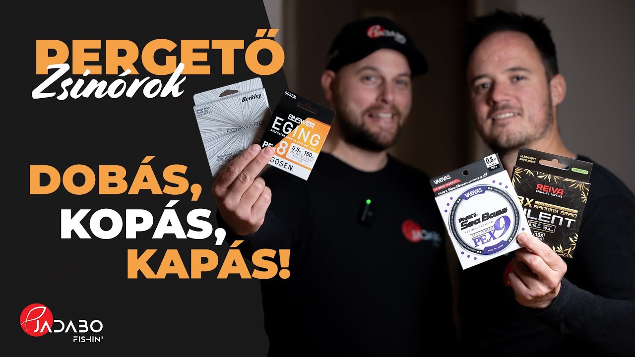 Főzsinór és előke pergetéshez – mit, mikor és miért? | Hipszki Róbert és Deák Ferenc