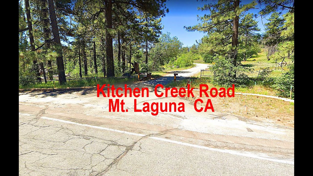 Kitchen Creek Road Mt Laguna - Places to Camp, Dispersed Camping