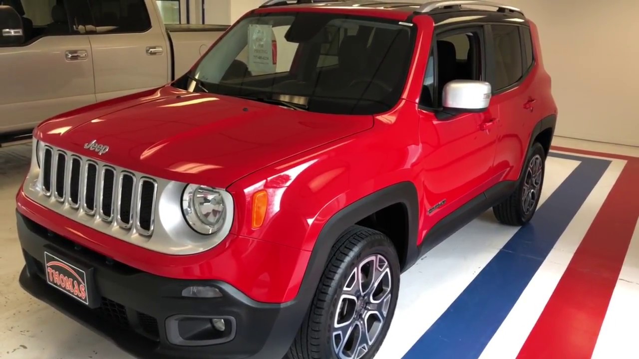2017 Jeep Renegade Limited 4x4 SUV - Colorado Red - Stock ZPF10362 | 