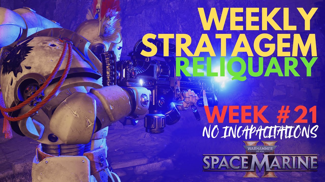 GARVIEL LOKEN PURGING CHAOS / WEEKLY STRATAGEM / HARD RELIQUARY #spacemarine2 #warhammer #astartes