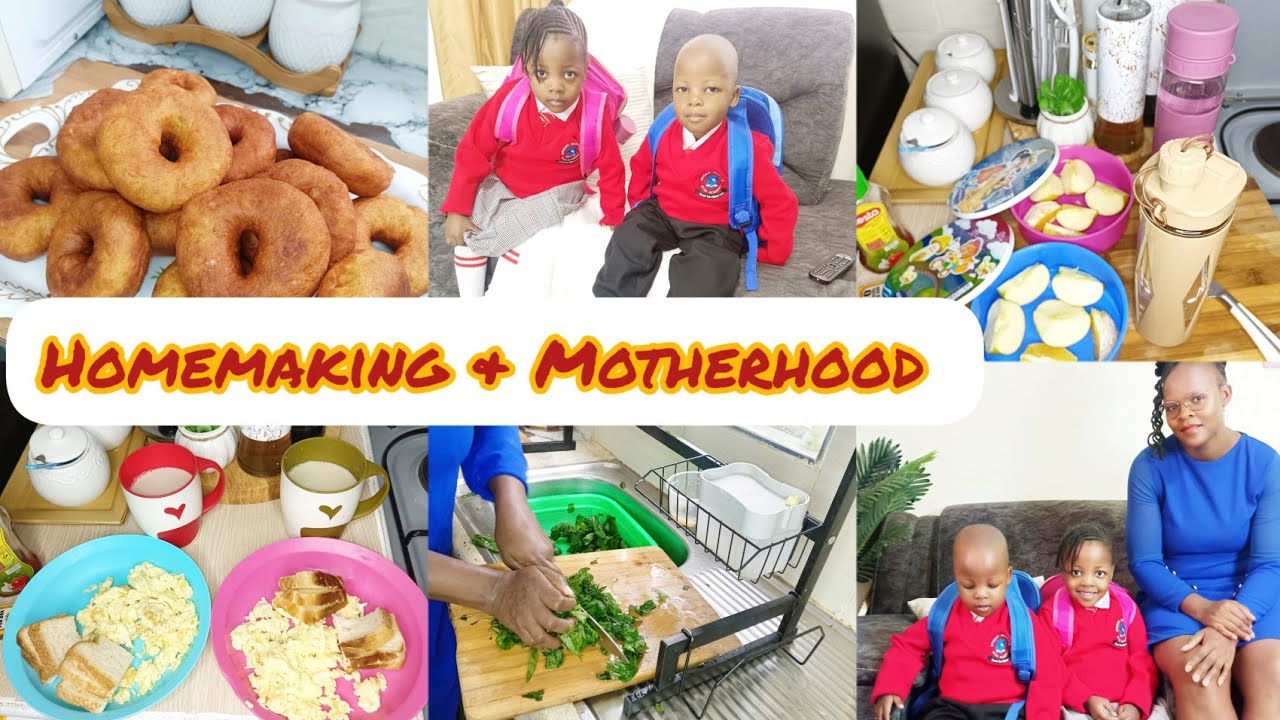 Homemaking & Motherhood/Twins First Day In School/Cook With Us /Tyna Loice