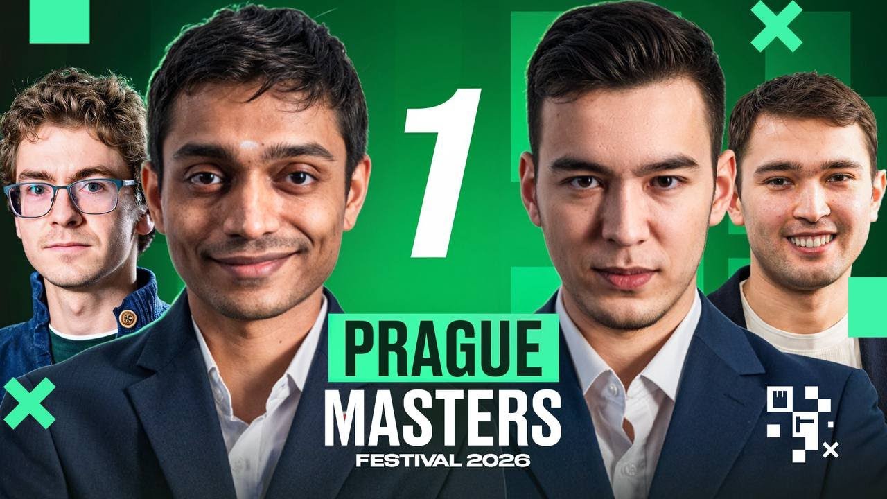 Praga turnirida 1-turda Oʻzbek oʻgʻlonlarining oʻyinlari 
