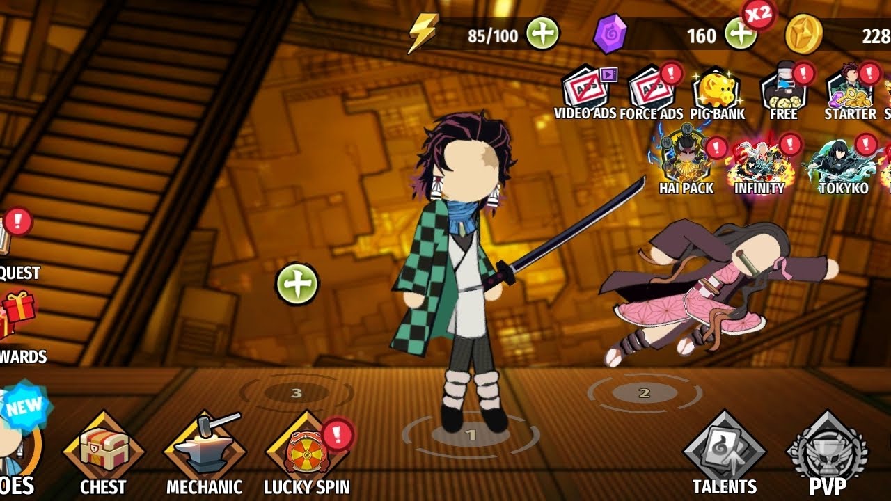 Day 1 Stickman Shadow Hunter Fight Aksi Fighting Seru Penuh Tantangan Gameplay Walkthrough Indonesia