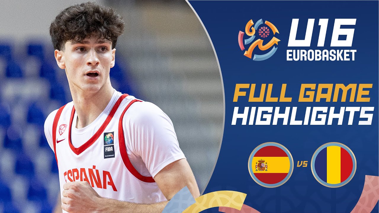 Spain 🇪🇸 vs Romania 🇷🇴 | Highlights | FIBA U16 EuroBasket 2025