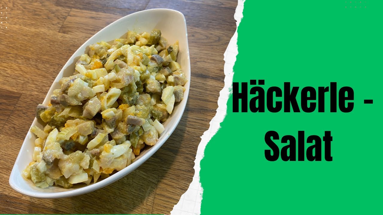 Herings - Häckerle , ein Salat schlesischer Art