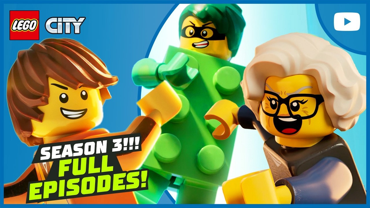 Villains vs Cops and More! 👮🚓 | Season 3 Full Episode Marathon 🔥 | LEGO City: No Limits