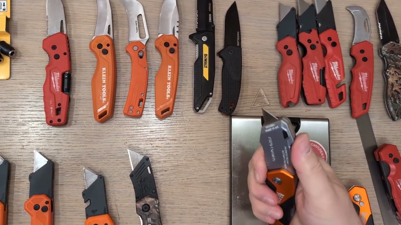 Обзор ножиков от Klein Tools