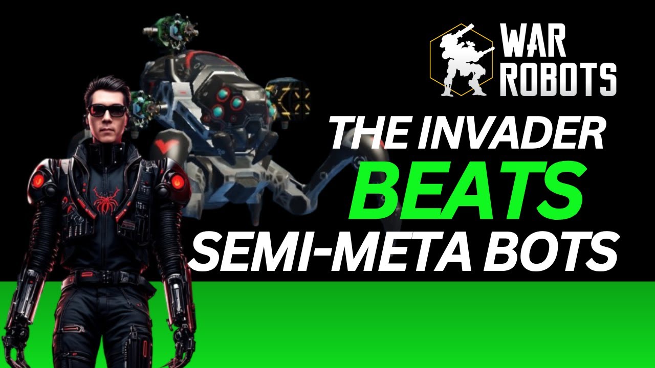 War Robots | 1 vs 1 Random duel | Invader takes out semi-meta bots | Ravana Game play