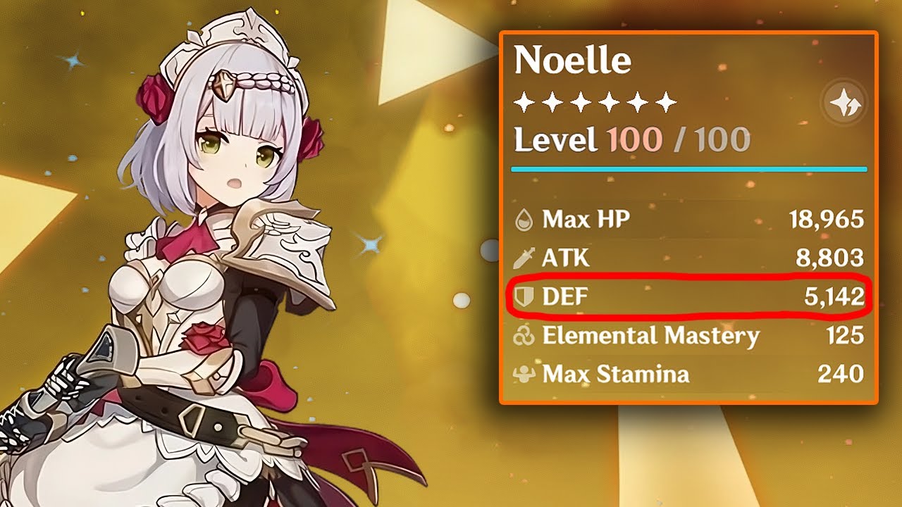 5000 Defense Level 100 Noelle