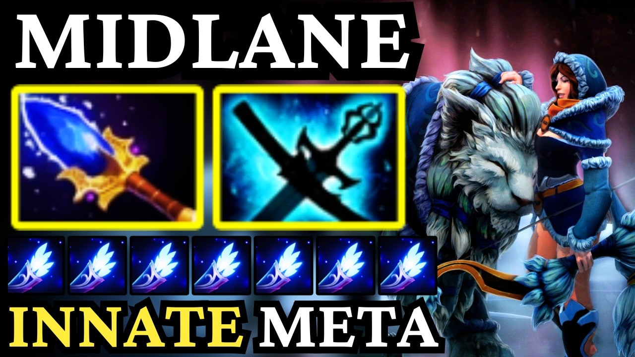 🔥 Мирана на миду &mdash; имба! Стрела и прыжок &mdash; лучшие моменты! 🔥 Геймплей Dota 2