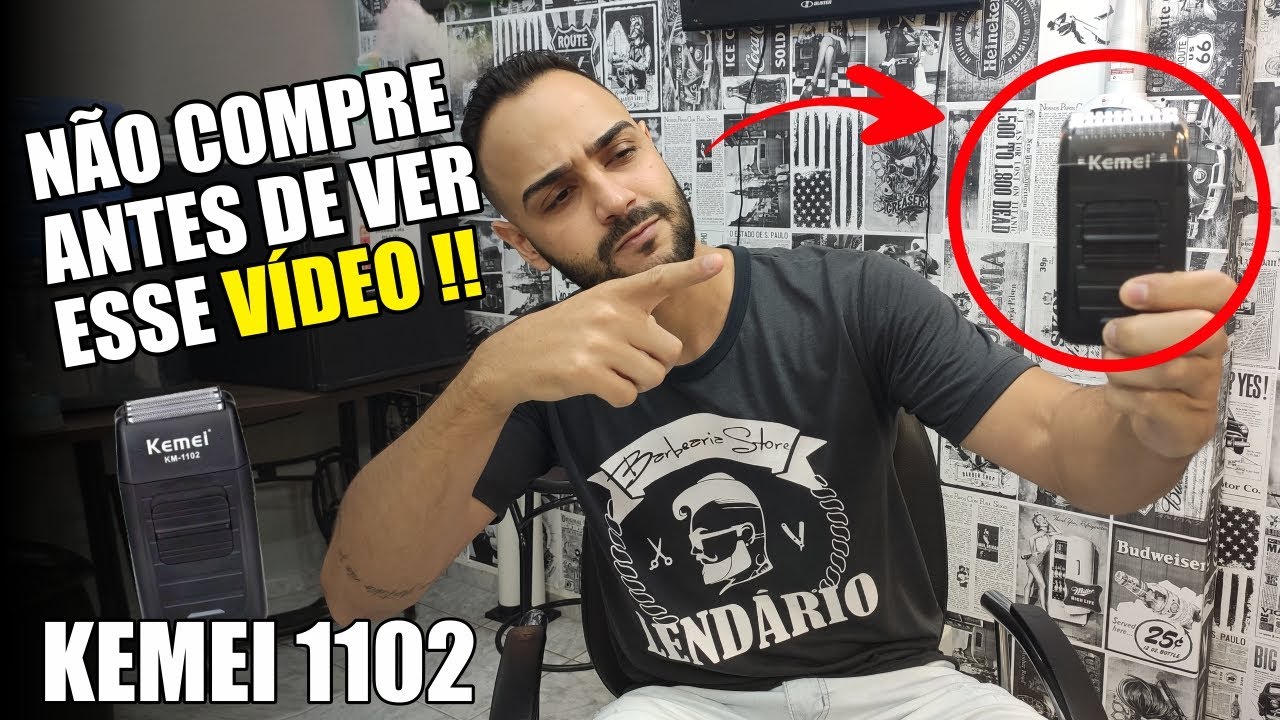 Shaver Kemei 1102 vale a pena comprar, é boa?