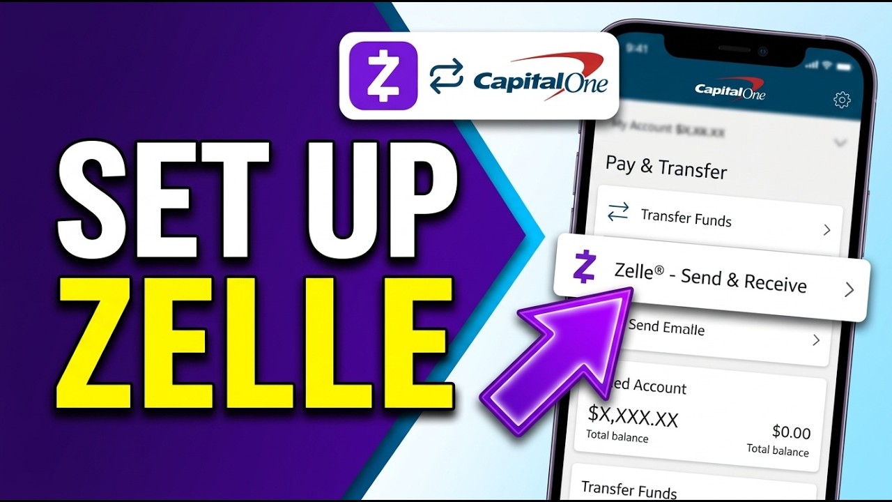 How to Set Up Zelle with Capital One 2026 (Step by Step)