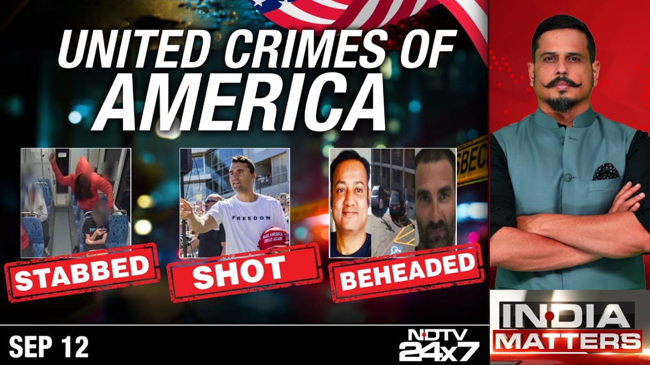 USA Crime News LIVE | Kirk Killing To Indian Beheading, USA= Unsafe States Of America?