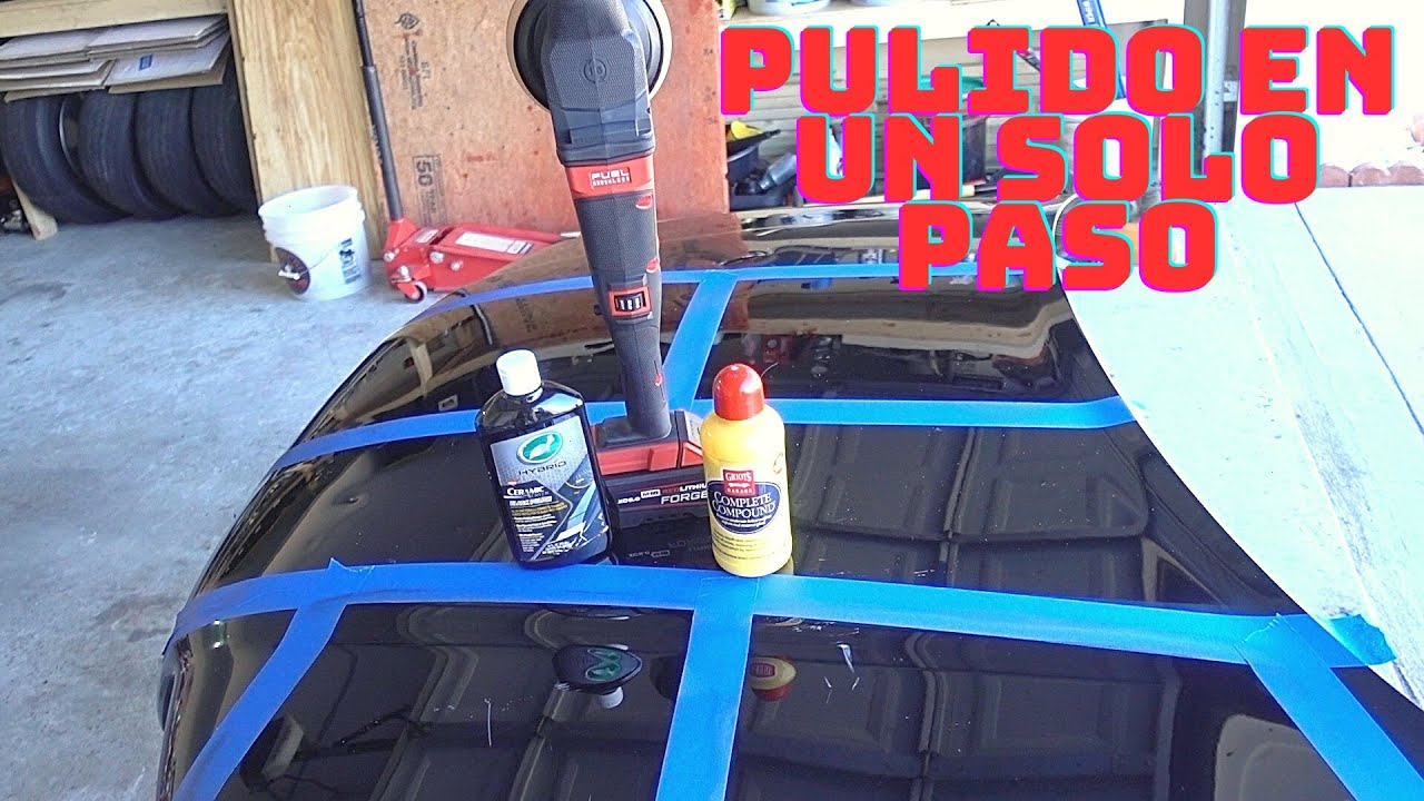 Como Pulir Pintura Negra con un Solo Paso