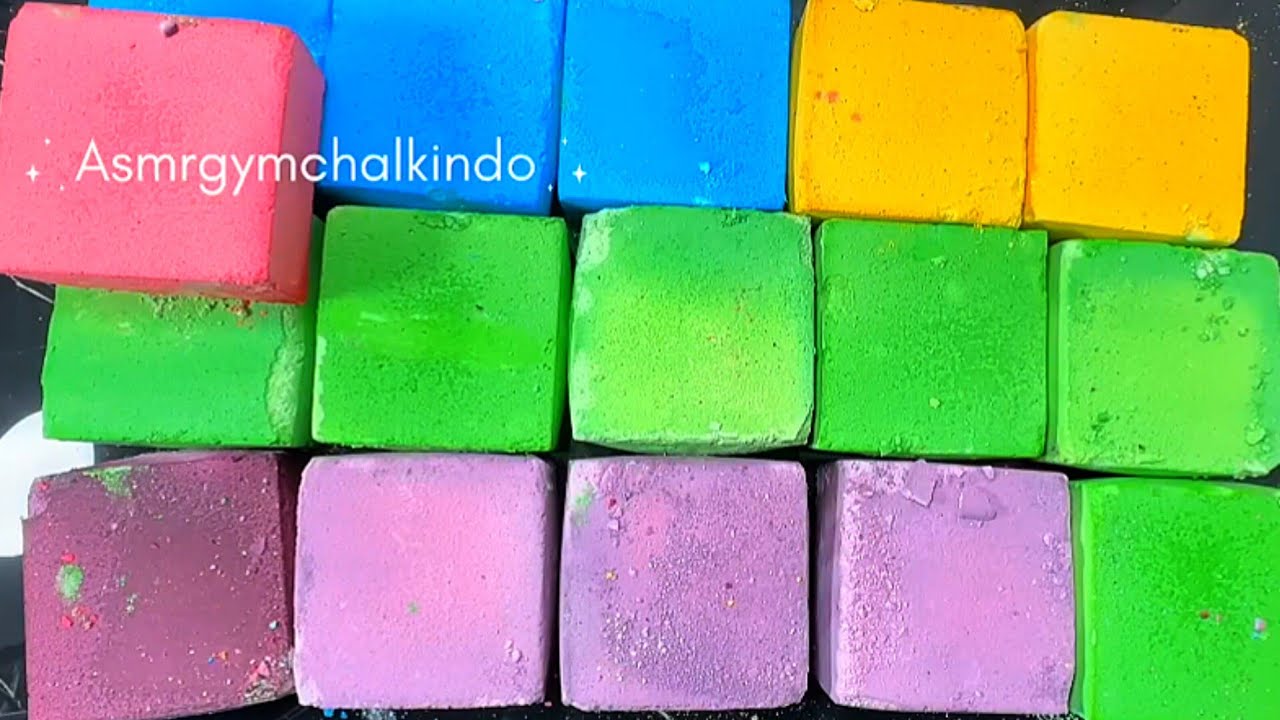 1 Hour 🎧 Long One Crush Compilation Gym Chalk Asmr  @ASMRgymchalkIndonesia