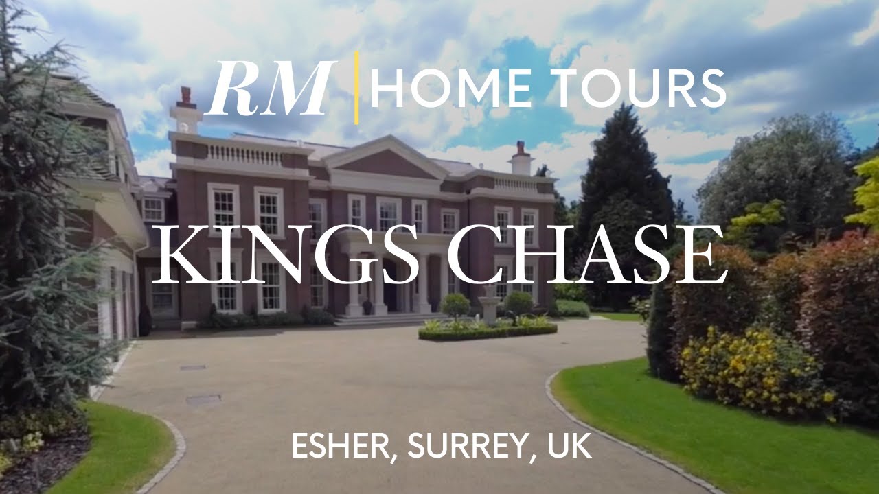 Inside Surrey Mansion on Kings Chase in Esher, England, UK | Residential Market Home Tours