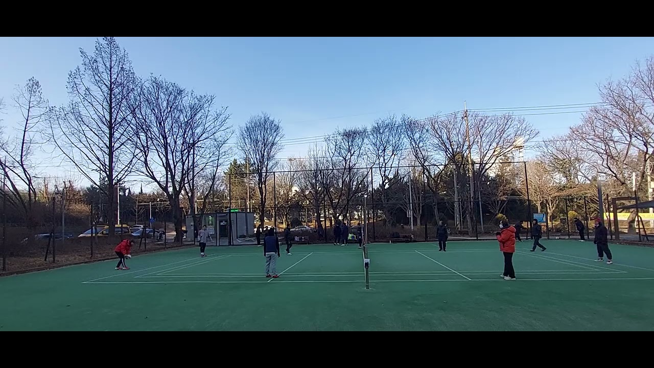 바우배기공원 운동하기 