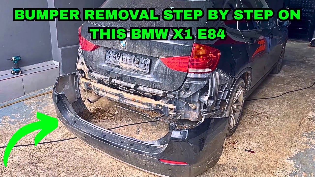 How To Remove Rear Bumper From BMW X1 E 84! 2009/2015