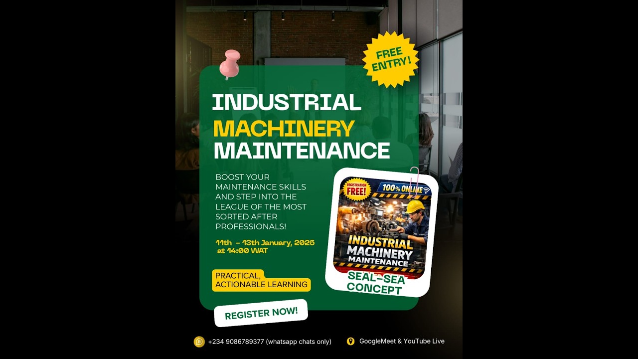 Industrial Machinery Maintenance (B1Y26) Class 2