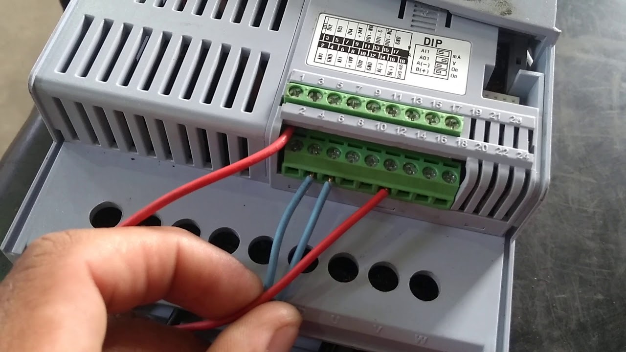 CFW 500 Weg  -  Uso do sinal analógico de 4 - 20 mA para controle vetorial.