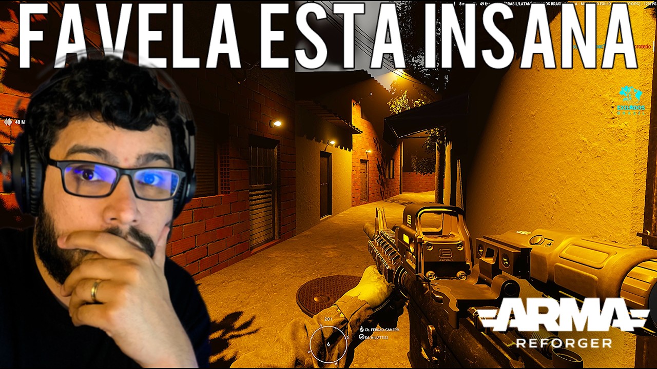 ARMA REFORGER PS5 -TIRO PRA TODO LADO NA FAVELA !
