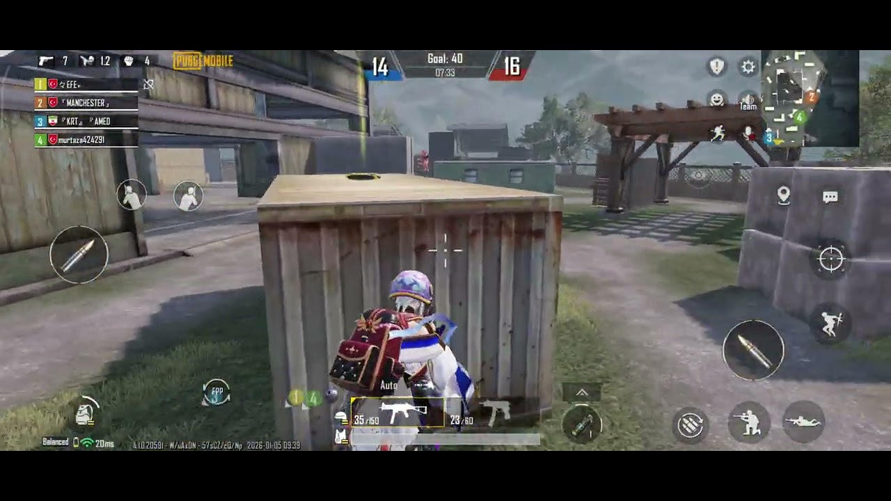 PUBG MANCHESTER TDM 2 parmak no 1