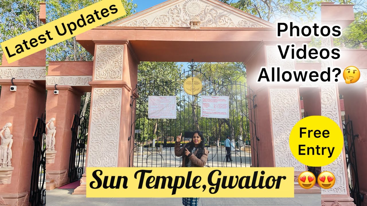 सूर्य मंदिर।Sun Temple Gwalior Vlog 2024।Places To Visit In Gwalior।Full Details।