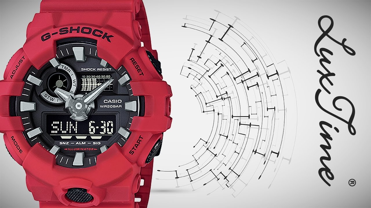 LuxTime.pl  zegarek CASIO GA-700-4AER