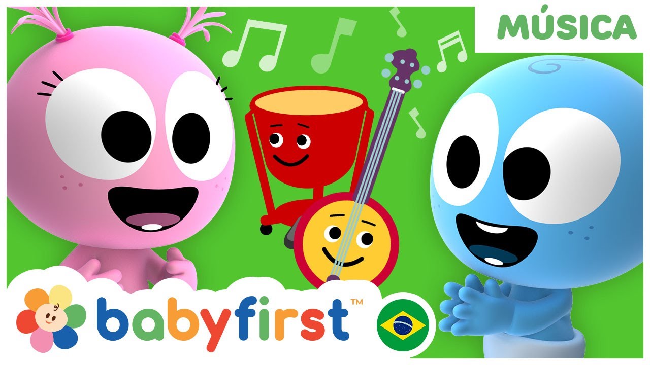 Vídeos Educativos | Googoo e Gaagaa | Aprenda Instrumentos Musicais | Tímpanos + | BabyFirst Brasil