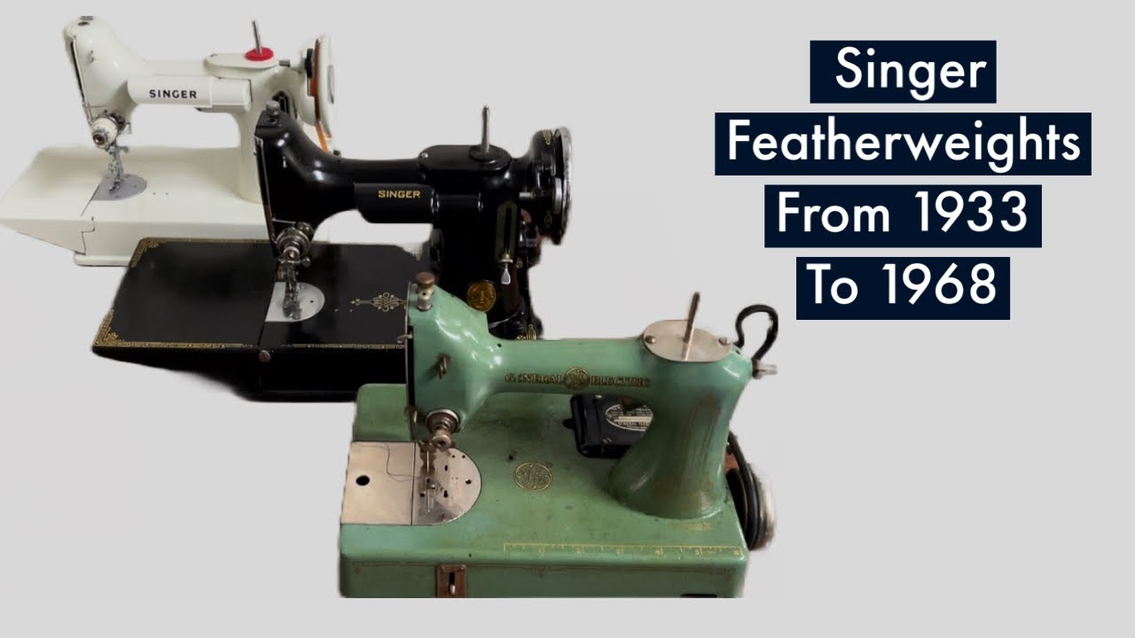 Singer 221 Featherweight Sewing Machine-Comparing 1933-1968 #whitefeatherweight #featherweight