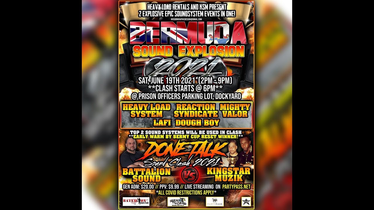 Done Talk SoundClash 2021 Battalion -vs- Kingstar Muzik @ Prison Officers Rec. Club, Bermuda