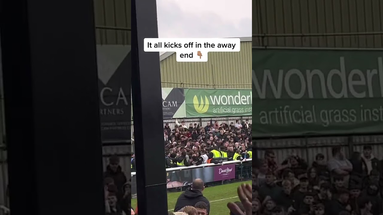 Woking fans annoying the away fans #football #efl #nonleague #ytshorts