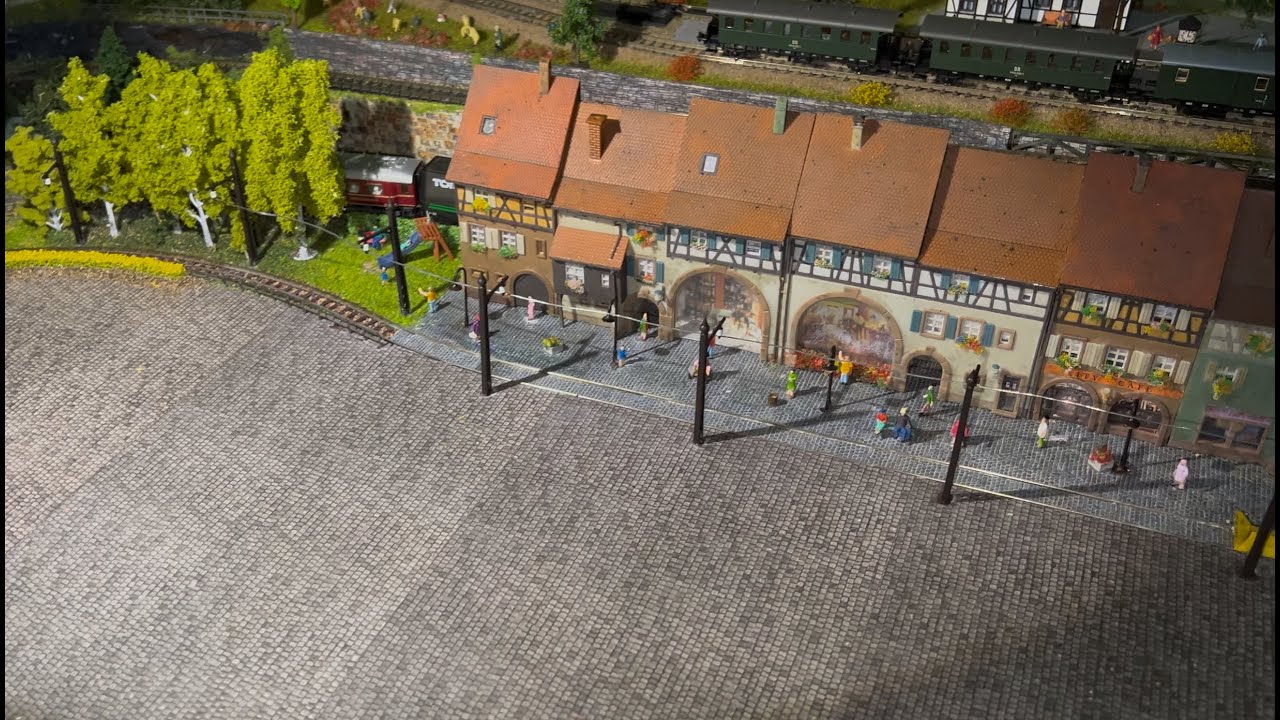 Modellbahn Spur N Teil 39. Der Aufbau der Stadt Teil 3.