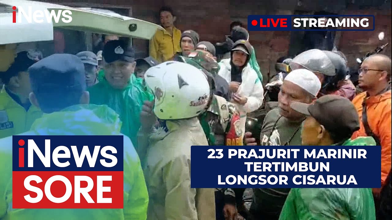 🔴LIVE | 23 Prajurit TNI AL Tertimbun Longsor Cisarua | iNews Sore 26/01