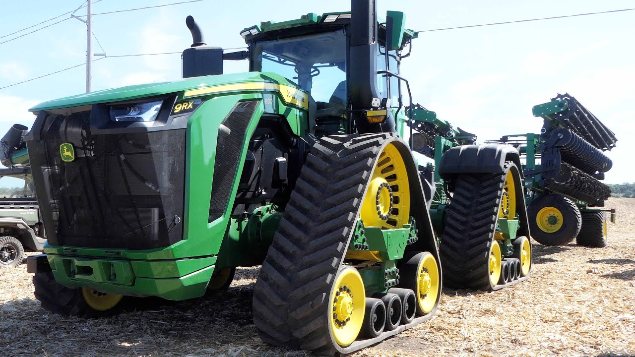 John Deere 9RX 830 field demo with JD HSD45 High Speed Disk at Farm Progress Show 2025