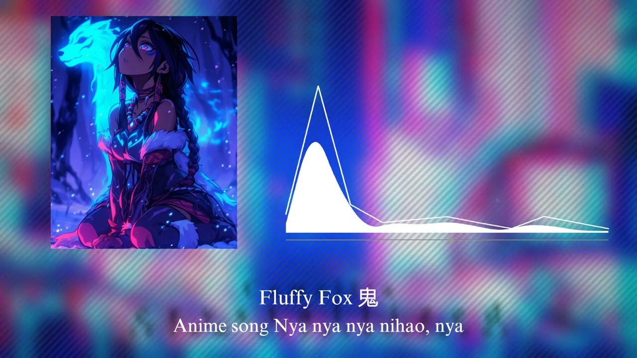 Breakcore. Fluffy Fox 鬼 Anime song Nya nya nya nihao, nya