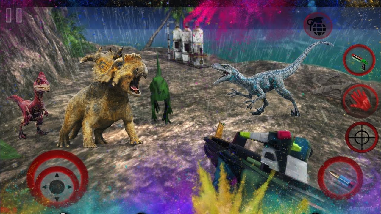 dinosaur hunter 3d android gameplay #dinohuntergame 