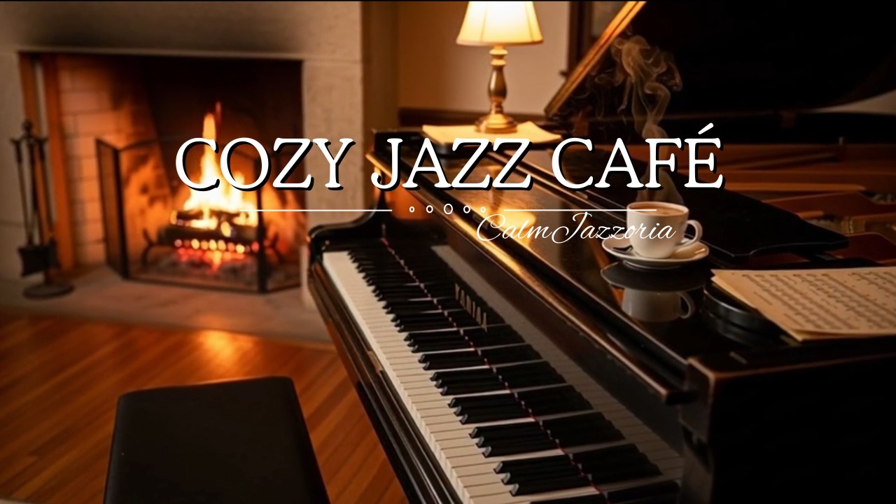 Warm Jazz Instrumental Music for Relaxation   Cozy Coffee Shop Ambience with Smooth Jazz