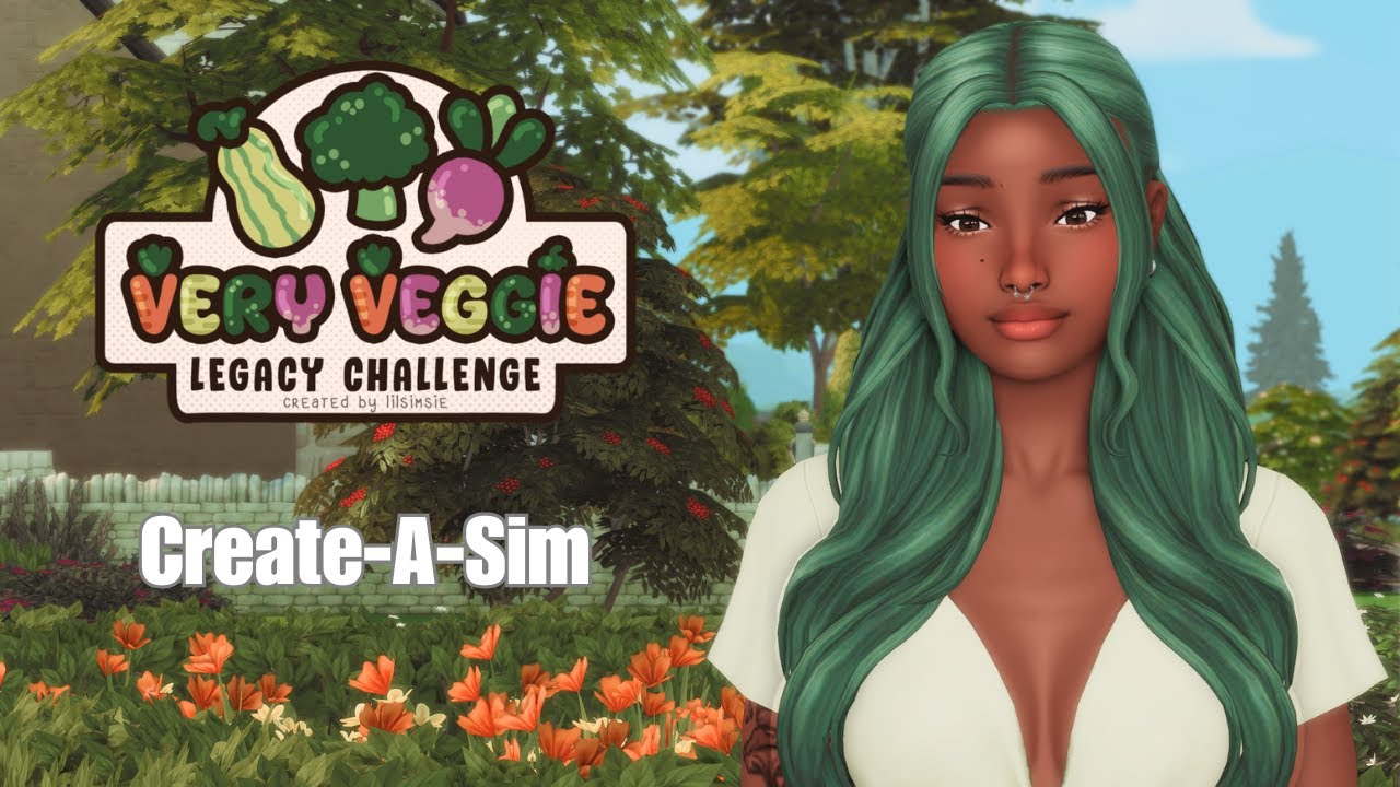 Creating the Founder 🥦| Very Veggie Legacy Challenge | The Sims 4 CAS
