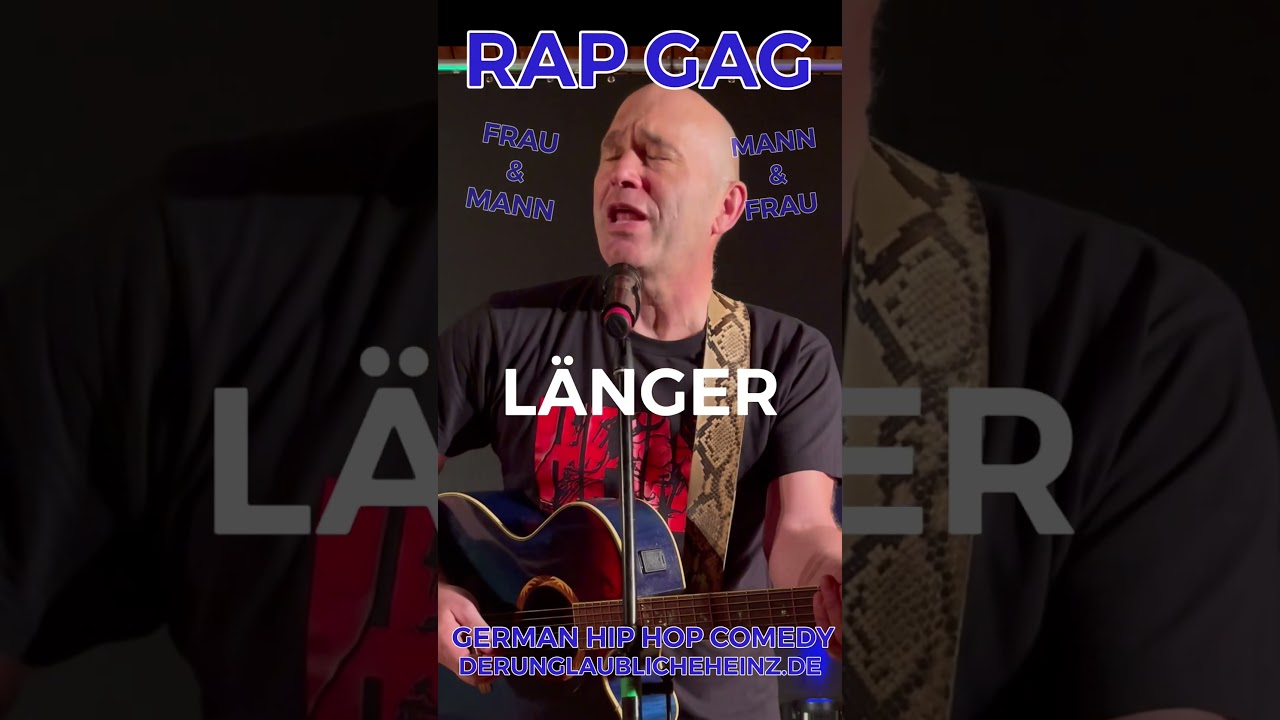 Deutsch Rap Comedy Gag über das Drama der Liebe von Mann und Frau. 