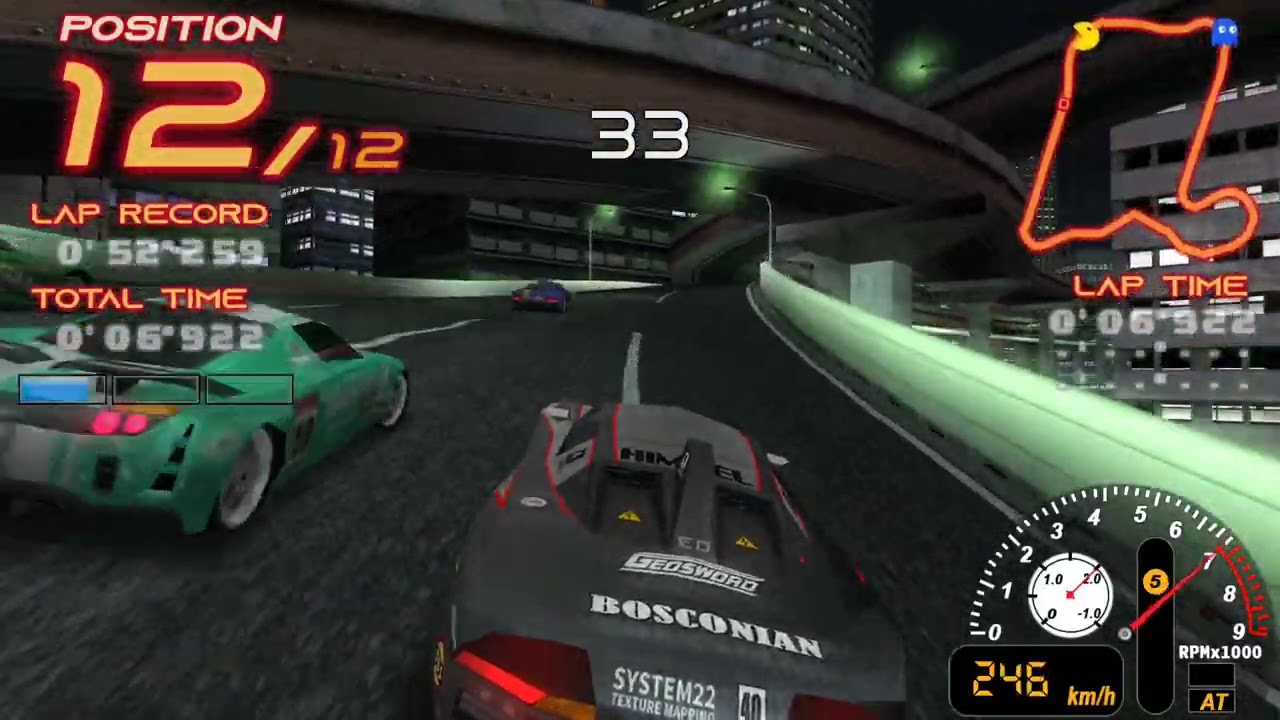 RIDGE RACERS 2 MIDTOWN EXPRESSWAY RAVE RACER FULL HD