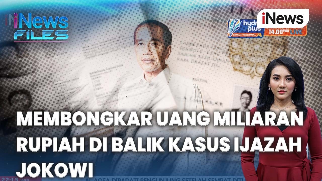 [FULL] Membongkar Uang Miliaran Rupiah di Balik Kasus Ijazah Jokowi | iNews Files 10/4